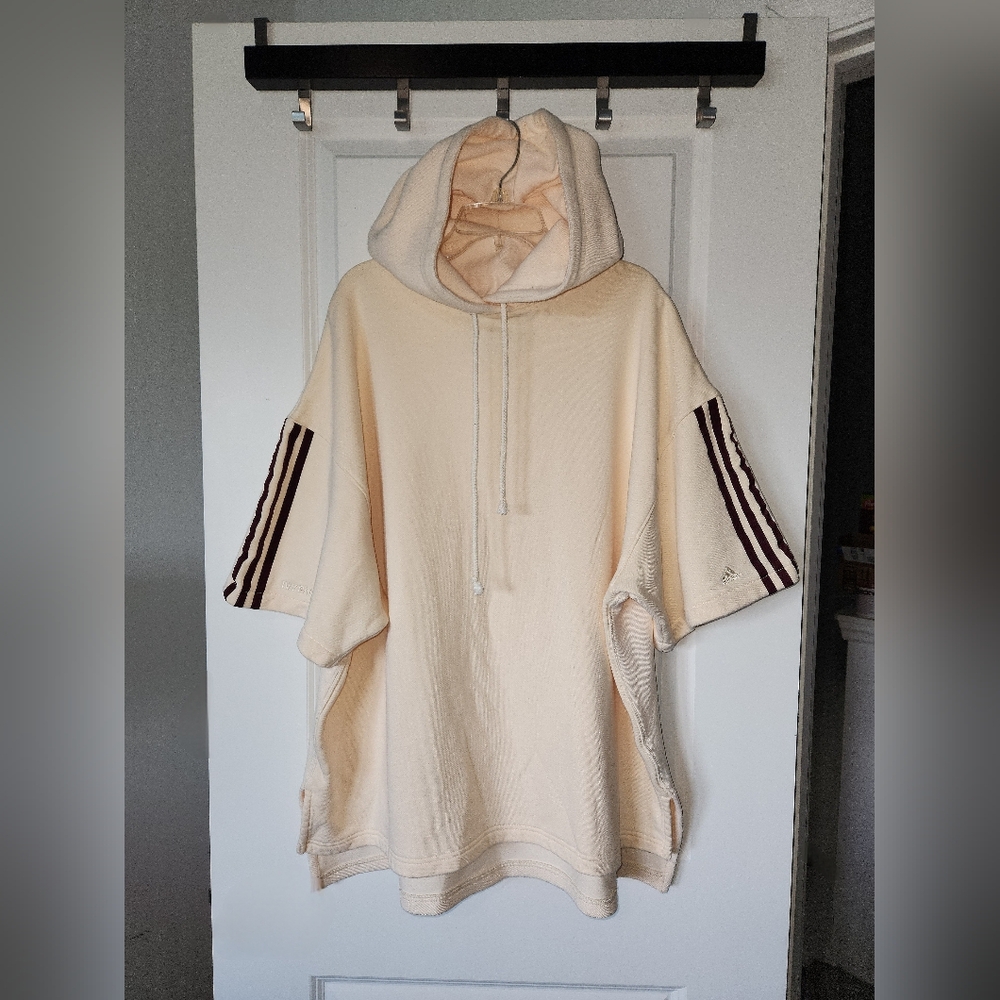 Adidas x Ivy Park Hoodie, Ecru Tint | Maroon, Unisex M - Picture 4 of 9